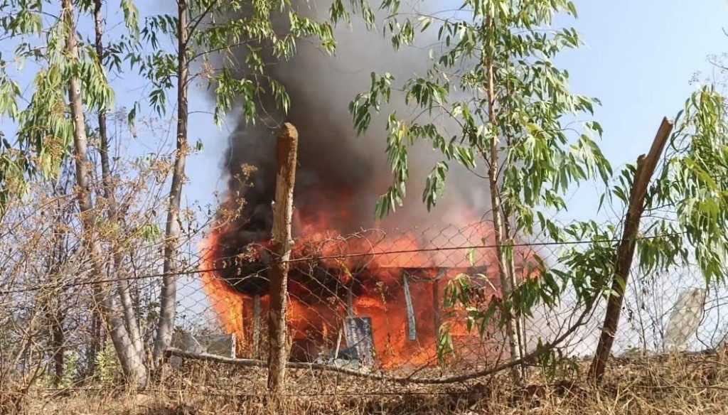 နေပြည်တော်၊ တပ်ကုန်းမြို့နယ်၊ ညောင်ပတ်ရဲကင်းစခန်းကို ဝင်ရောက်မီးရှို့ဖျက်ဆီး