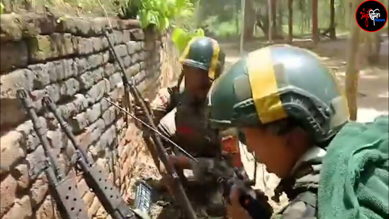 အရာတော်မြို့နယ်၊ ခမြင့်ကျေးရွာမှ ထွက်လာသော စစ်တပ်စစ်ကြောင်းကို တိုက်ခိုက်မှု စစ်သား ၄ ဦး သေဆုံး (ရုပ်သံ)