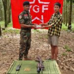 ရေးမြို့နယ်အခြေစိုက် ခမရ ၅၉၁ တပ်ရင်းမှ စစ်မှုထမ်းတပ်သားတစ်ဦး လက်နက်ခဲယမ်းများနှင့် အတူ အလင်းဝင်