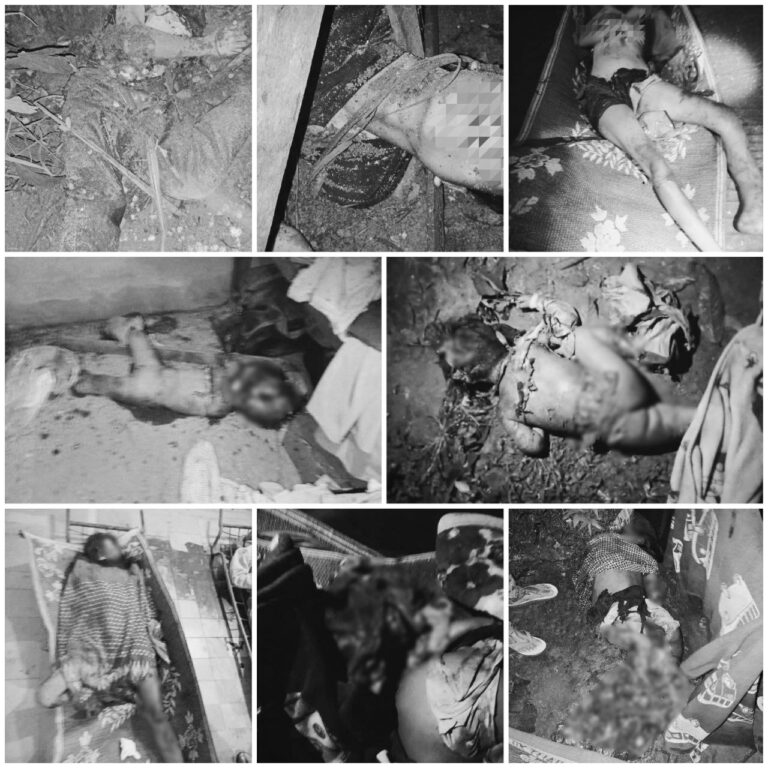 မိုးကုတ်မြို့ရှိ လင်းရောင်ခြည် ဘုန်းကြီးကျောင်းကို အကြမ်းဖက်စစ်တပ်က ဂျက်ဖိုက်တာဖြင့် ဗုံးကြဲ တိုက်ခိုက်မှု ပြည်သူ ၈ ဦးသေဆုံးပြီး နေအိမ် ၇ လုံးပျက်စီး
