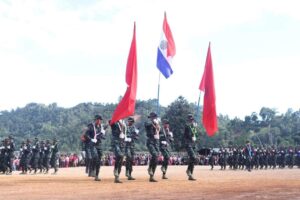 စစ်တပ်၏ နိုင်ငံရေးလှည့်စားမှုဖြစ်သည့် အတုအယောင်ဟန်ပြရွေးကောက်ကို ကန့်ကွက်တားဆီးရ မည့်အပြင် မင်းအောင်လှိုင်ခေါင်းဆောင်တဲ့ အဖွဲ့ကိုပါ အမြစ်ဖြုတ်နှိမ်နင်းရမည်ဟု KNPP ပြောဆို