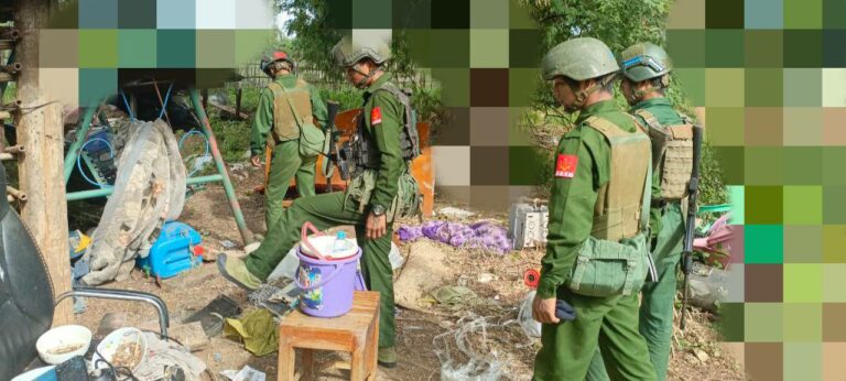 ရွှေကျင်မြို့နယ်၊ ဒုံးစရစ်ကျေးရွာအနီးရှိ အကြမ်းဖက်စစ်တပ် စစ်ဆေးရေး ဂိတ်ကို ဝင်ရောက် တိုက်ခိုက်မျု အရာရှိ တစ်ဦးအပါအဝင် စစ်သား ၂ ဦးသေဆုံး