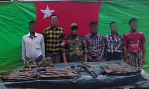 ငဖဲမြို့နယ်၊ နတ်ရေကန် လေကြောင်းရန်ကာကွယ်ရေစခန်းသို့ ပို့ဆောင်ခြင်းခံရသည့် စစ်မှုထမ်း စစ်သား ၅ ဦး အလင်းဝင်