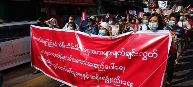 အကြမ်းဖက်စစ်ကောင်စီ၏ အတုအယောင်ရွေးကောက်ပွဲ လုပ်ငန်းစဉ်တွင် ပါဝင်ဆောင်ရွက်သူများ၊ ကိုယ်စားလှယ်လောင်းများအား ပါတီစည်းမျဉ်းစည်းကမ်းနဲ့ ထိရောက်စွာအရေးယူမည်ဟု NLD ထုတ်ပြန်
