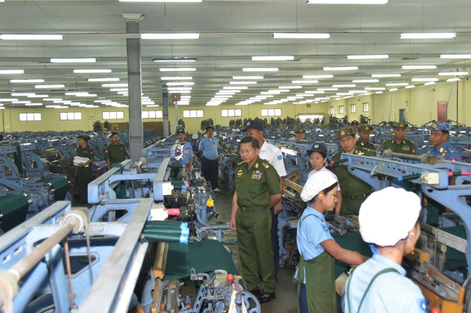 မိဘပြည်သူ လူထုကို သတ်ဖြတ်ရာတွင် အသုံးပြုသည့် စစ်လက်နက်ပစ္စည်းများ ပြည့်မှီစေရေး အ တွက် စစ်တပ်လက်အောက်ခံ ကပစ စက်ရုံများရှိ စစ်သည်၊ အရပ်သားစက်ရုံဝန်ထမ်းများကိုနေ့ဆိုင်း၊ ညဆိုင်း၊ Overtime များဆင်းခိုင်းကာ ထုတ်လုပ်နေ