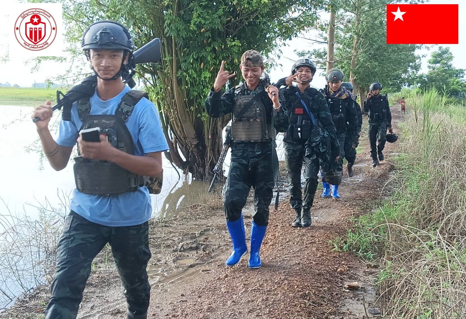 ညောင်လေးပင်-ရွှေကျင်ကားလမ်းပေါ်တွင် ပေါ်တာဆွဲ၊ ဆက်ကြေးကောက်နေသော စစ်တပ်ဂိတ် စခန်းကို တိုက် ခိုက်မှု စစ်သား ၂ ဦးသေဆုံးပြီး လက်နက် ၂ လက်သိမ်းဆည်းရရှိ