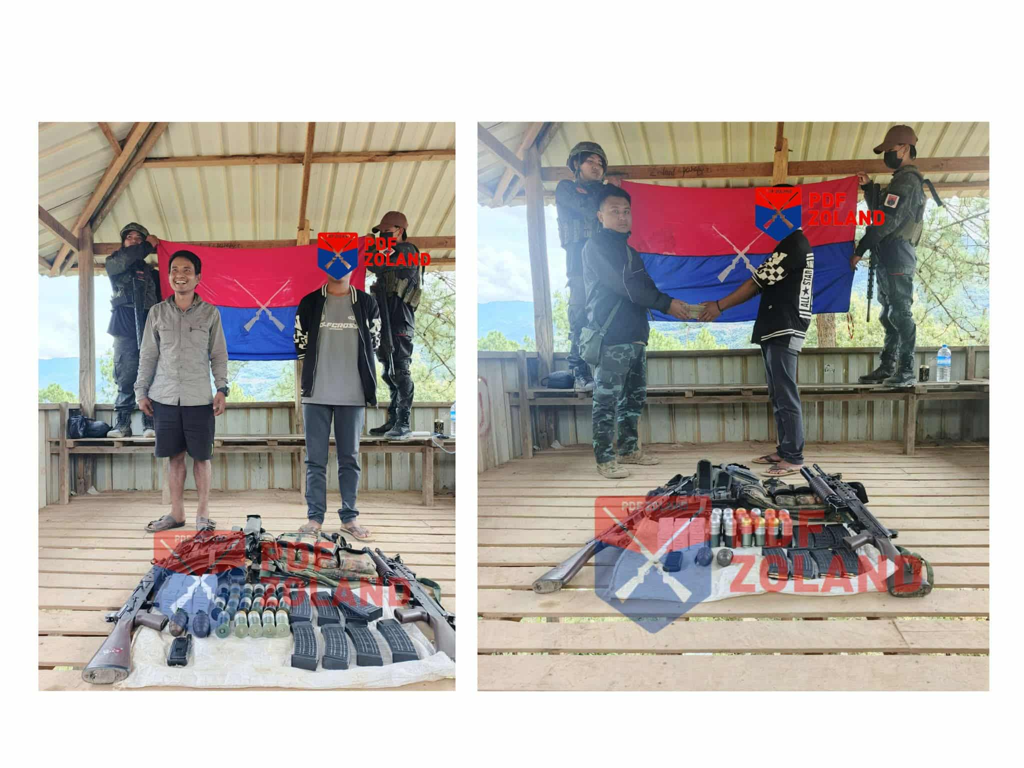 တီးတိန်မြို့အခြေစိုက် စစ်ကော်မရှင်လက်အောက်ခံ ခလရ ၂၆၉ တပ်ရင်းမှ တပ်ကြပ်တစ်ဦးအပါ အဝင် စစ်သား ၂ ဦး လက်နက်ခဲယမ်းများနှင့်အတူ အလင်းဝင်