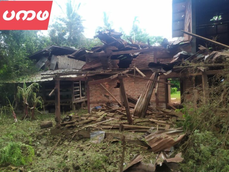 တန့်ဆည်မြို့နယ်၊ သာဂရကျေးရွာနှင့် သာဂလကျေးရွာတို့ကို စစ်တပ်က လေကြောင်းဖြင့် ဗုံးကြဲ တိုက်ခိုက်မှု ပြည်သူ ၂ ဦးဒဏ်ရာရရှိပြီး နေအိမ် ၁၈ လုံးပျက်စီး