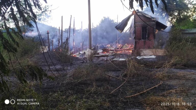 ဂန့်ဂေါမြို့နယ်၊ စိုင်ဒူးရွာကို စစ်တပ်က စစ်ကြောင်းထိုးဝင်ရောက်ပြီး နေအိမ်၊ အဆောက်အအုံ ၄ လုံး ကို မီးရှို့ဖျက်ဆီး