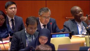 မြန်မာနိုင်ငံတွင် တရားဥပဒေစိုးမိုးရေး ပျက်သုန်းမှုသည် ဒေသတွင်းနှင့် နိုင်ငံတကာ ငြိမ်းချမ်းရေး၊ လုံခြုံရေးတို့ကို ခြိမ်းခြောက်လျက်ရှိ