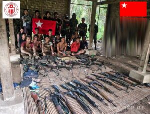လက်ပံတန်းမြို့နယ်၊ သရက်ချောင်းကျေးရွာဘက်သို့ ဝင်ရောက်လာသော စစ်တပ်စစ်ကြောင်းကို တိုက်ခိုက်မှု စစ်သား ၁၅ ဦးသေဆုံးပြီး စစ်သုံ့ပန်း ၁၂ ဦးနှင့်အတူ လက်နက်ခဲယမ်းများ သိမ်းဆည်း ရရှိ